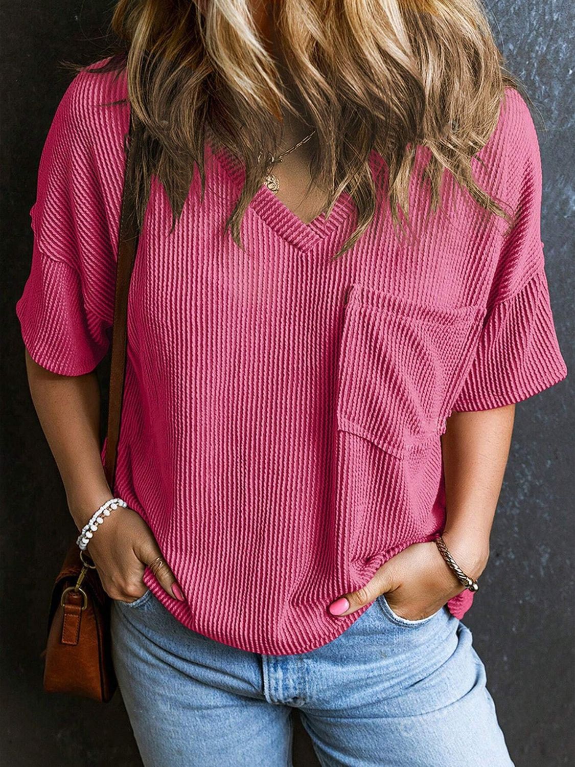 Textured Cozy Tee