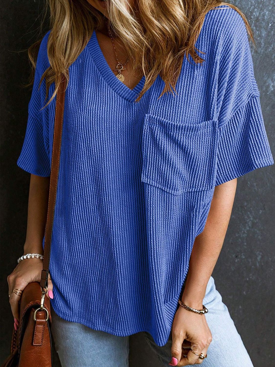 Textured Cozy Tee