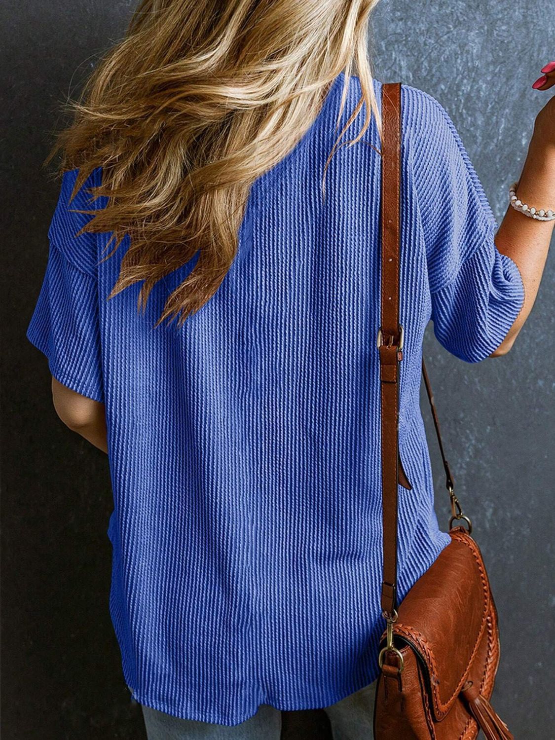 Textured Cozy Tee