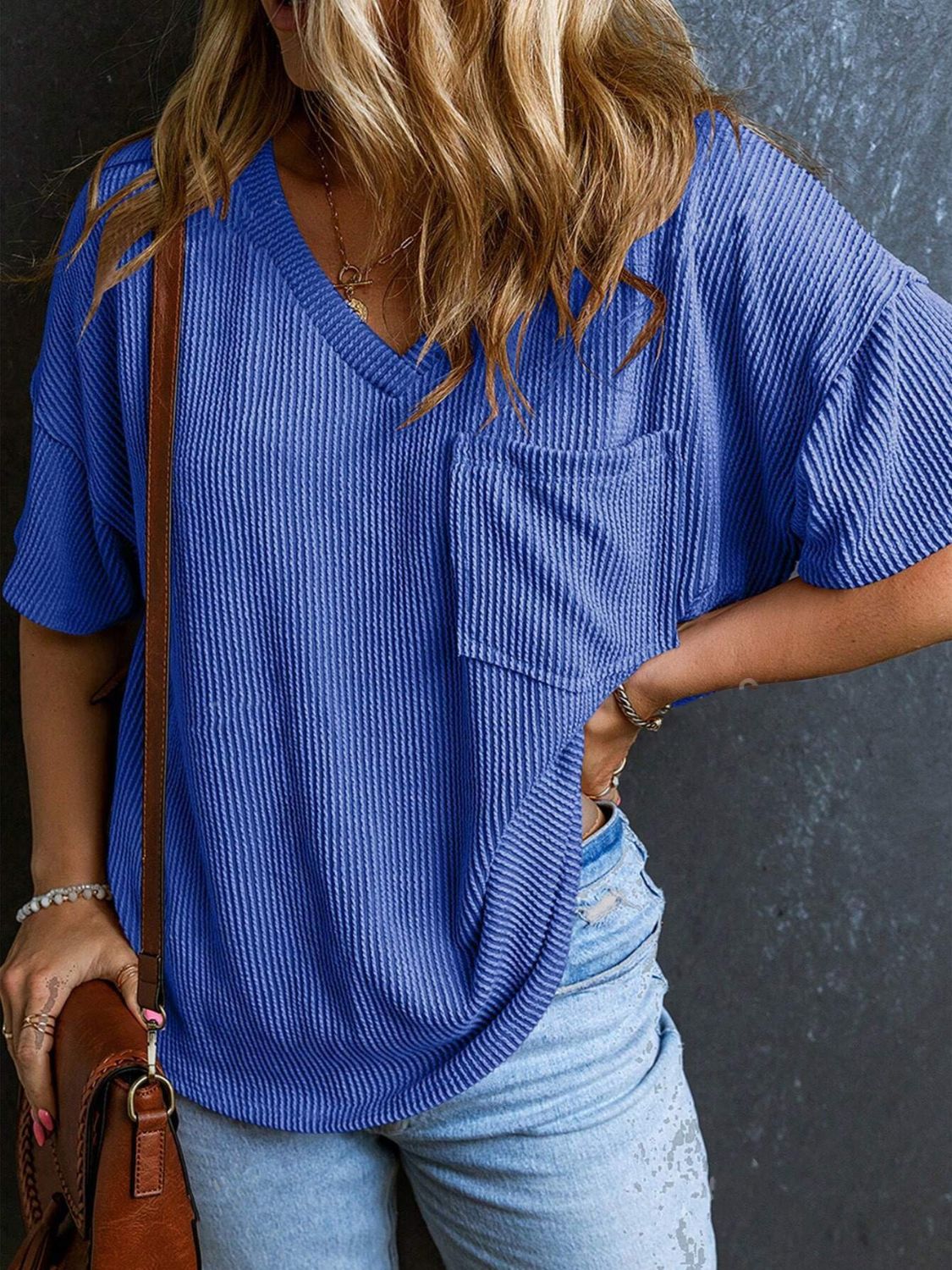 Textured Cozy Tee