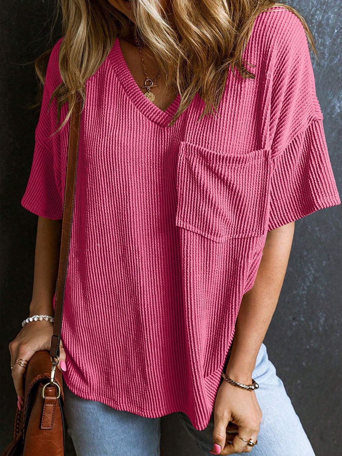 Textured Cozy Tee