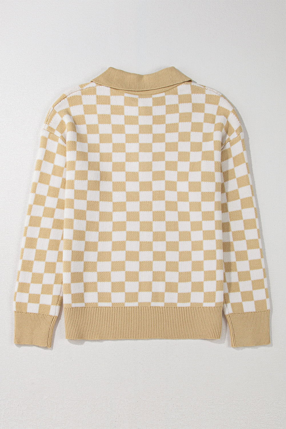 Checkered Bloom Sweater