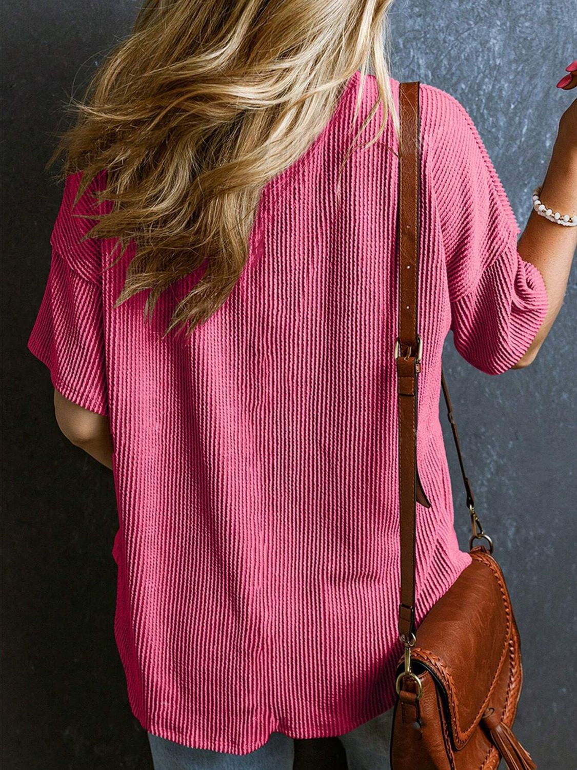 Textured Cozy Tee