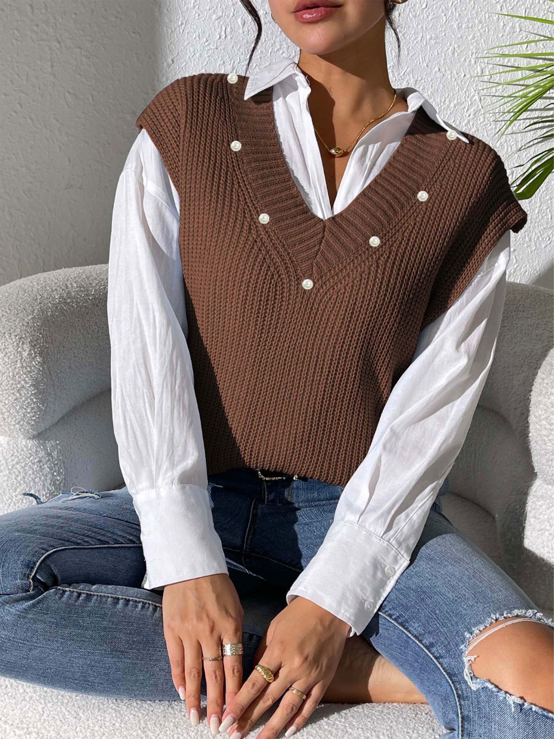 Dressed Up Sweater Vest