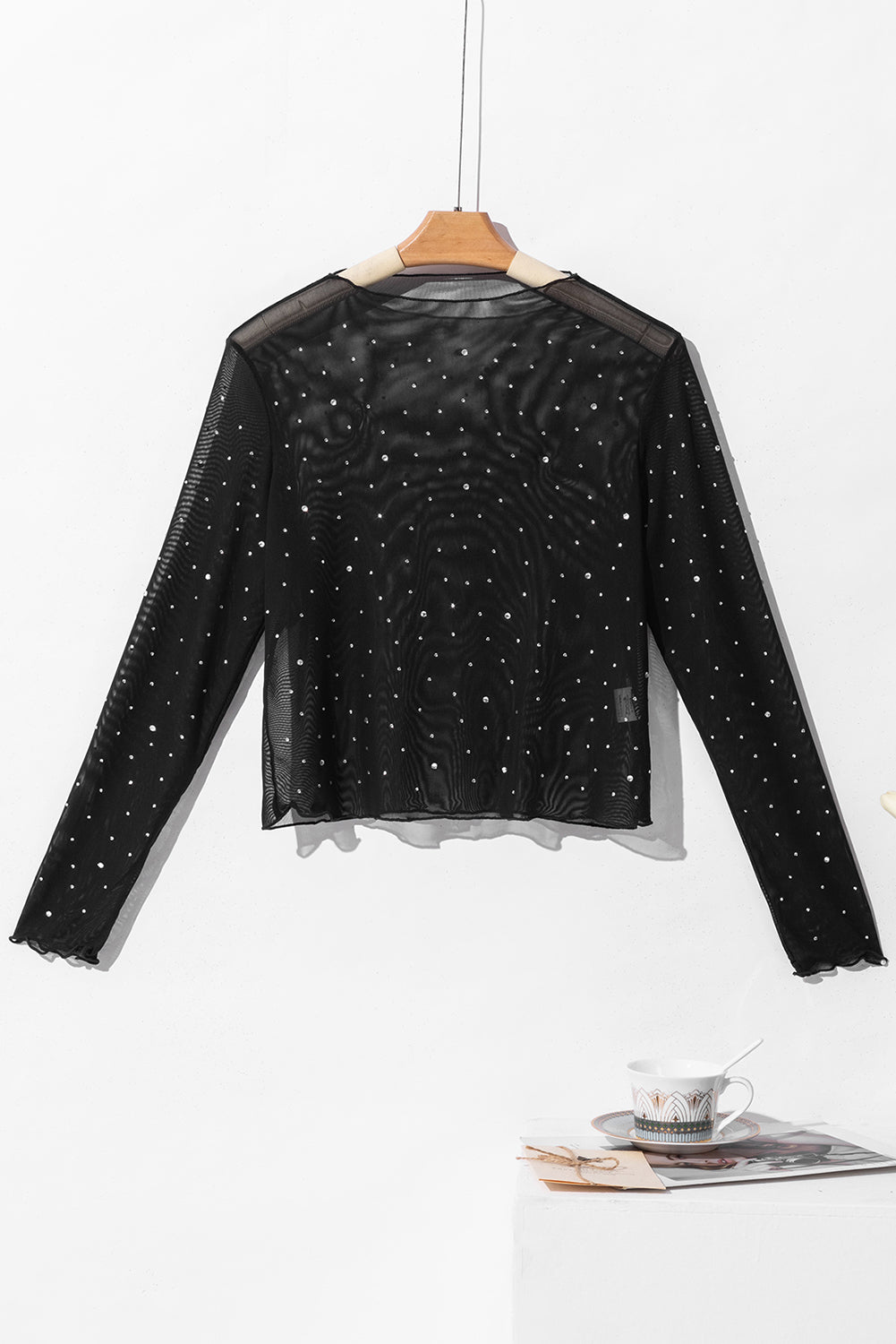 Rhinestone Cowboy Sheer Top