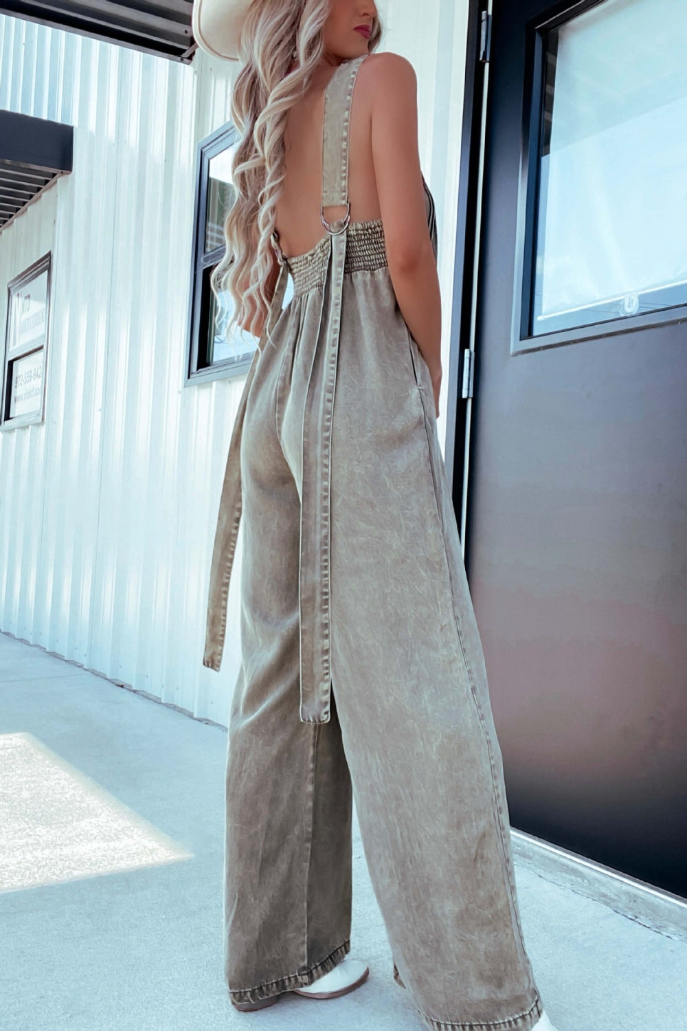 Blue Bonnet Denim Jumpsuit