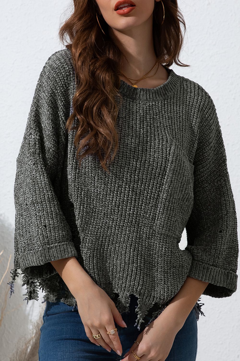 Distressed Sweater