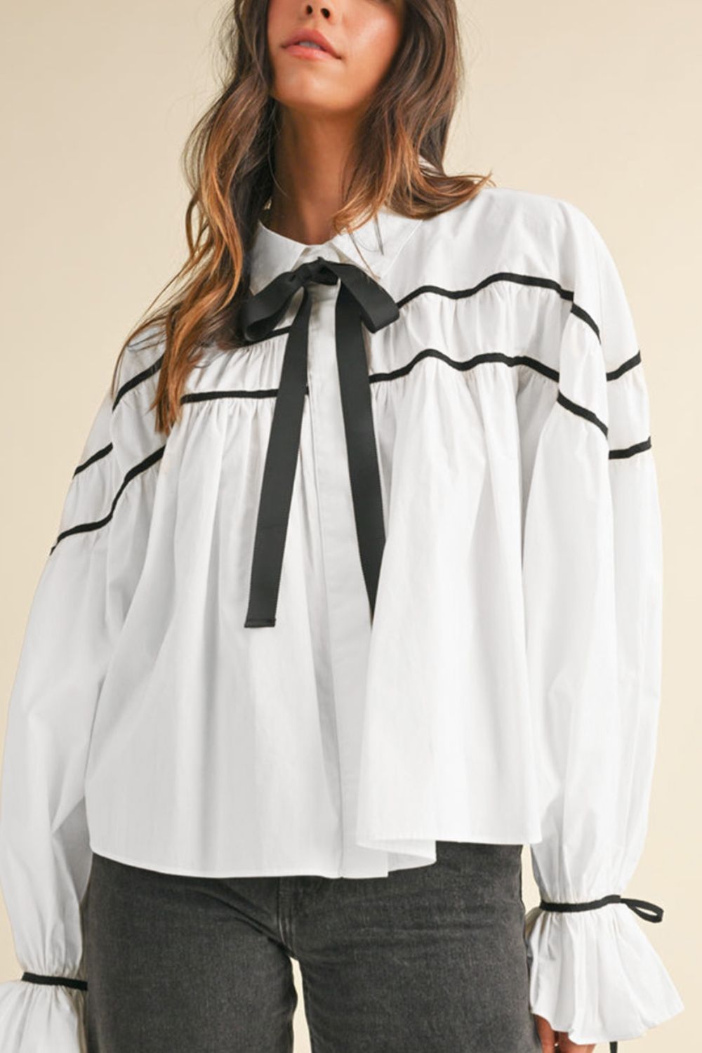 LawWoman Ribbon Blouse